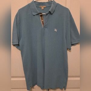Burberry Brit Men's XXL Light Blue Polo Shirt